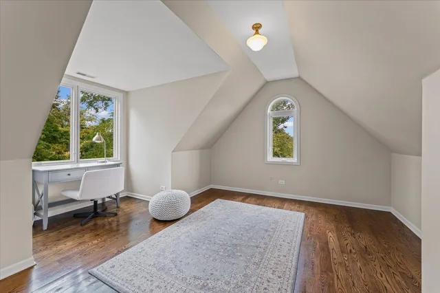 a view of livingroom with furniture and a window