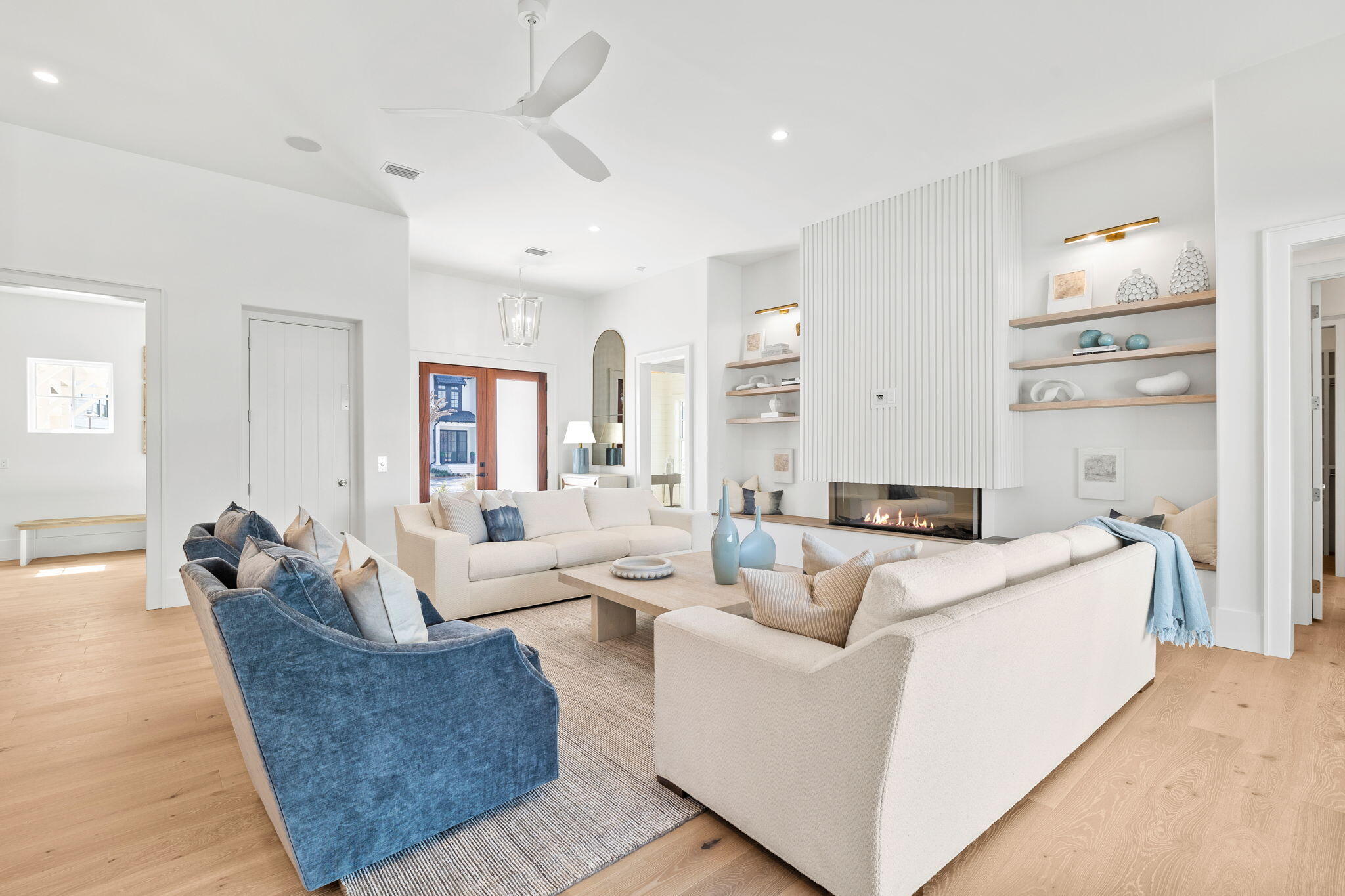 450 Windsong Dr Inlet Beach Inlet Beach, FL 32461 - Photo 21 of 90 a living room with furniture and a wooden floor