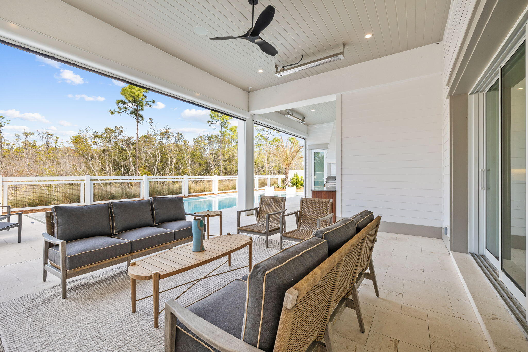 450 Windsong Dr Inlet Beach Inlet Beach, FL 32461 - Photo 5 of 90 a living room with furniture and a large window