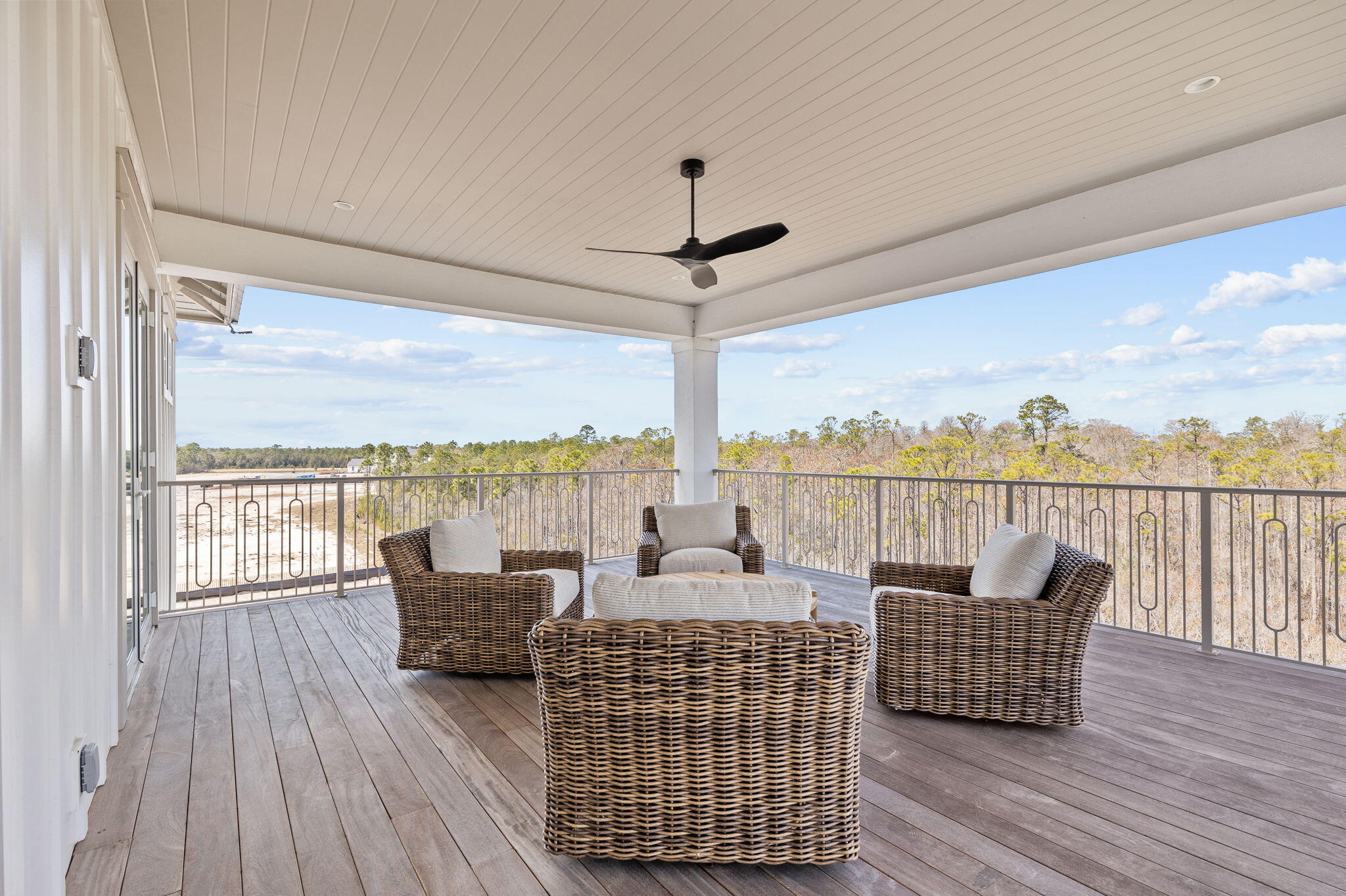 450 Windsong Dr Inlet Beach Inlet Beach, FL 32461 - Photo 80 of 90 a balcony with furniture and city view