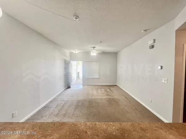 a view of an empty room