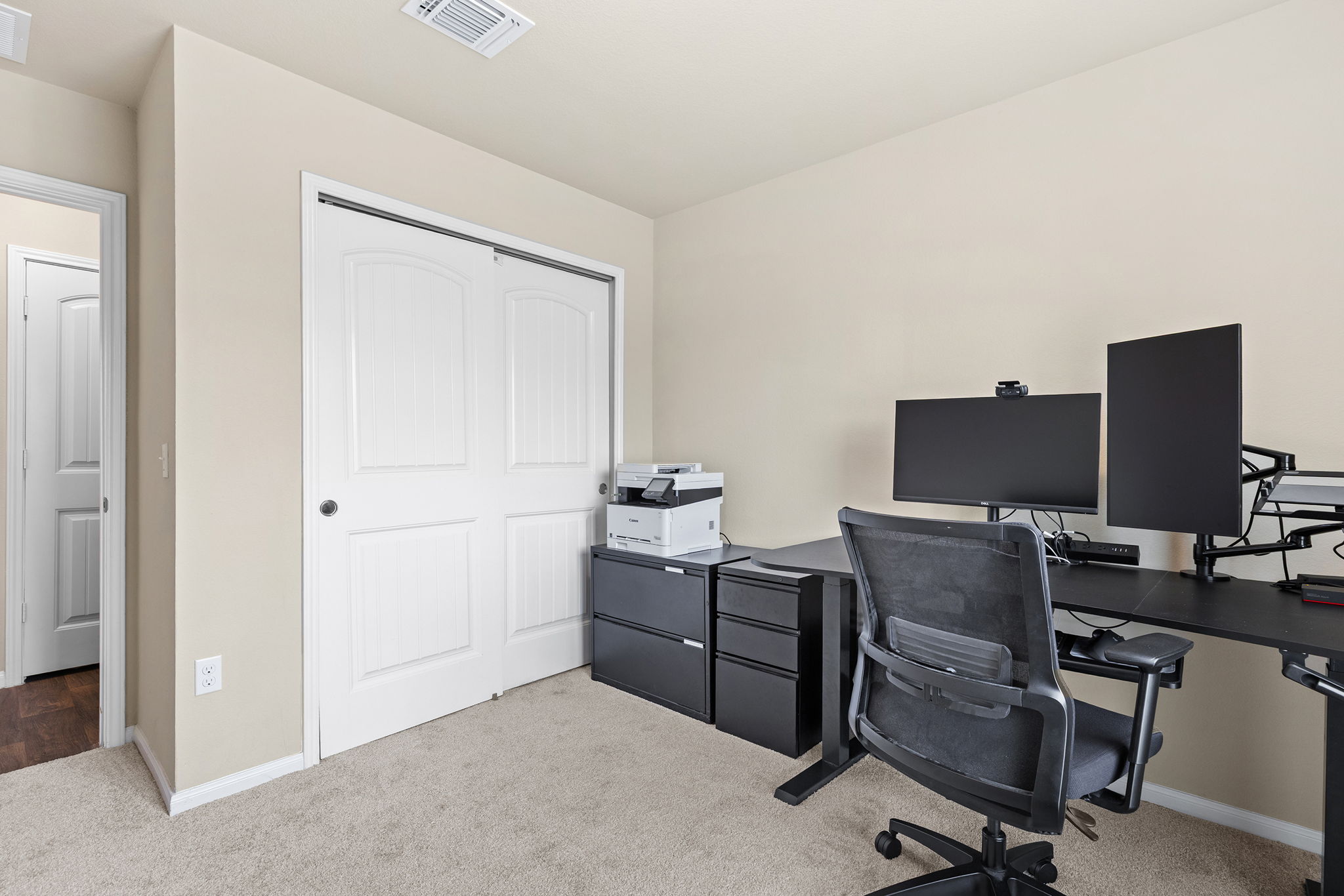 404 Cassandra Drive Hutto, TX 78634 - Photo 28 of 40 Office space with light colored carpet and baseboards