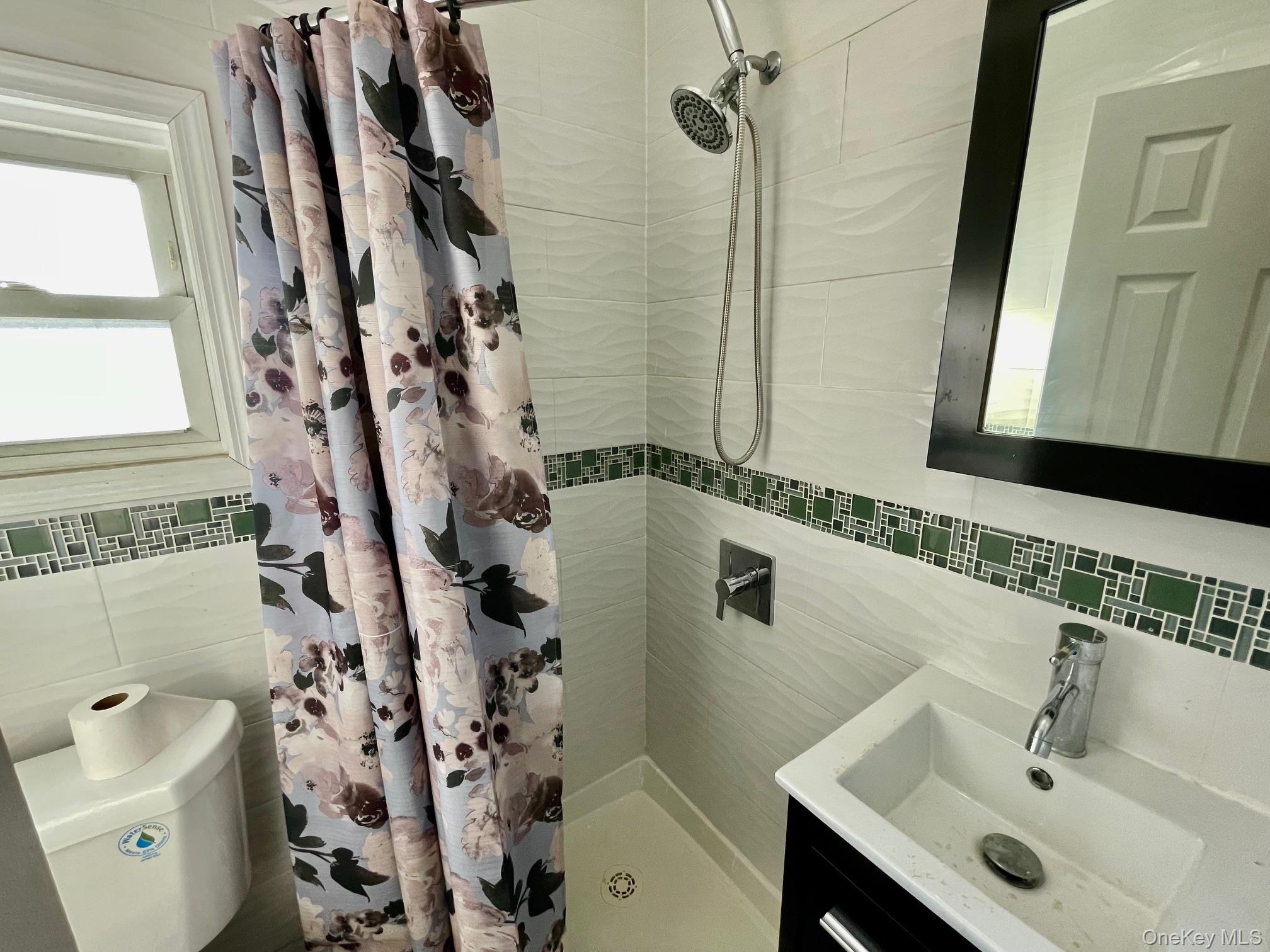 102-03 Rau Court Queens, NY 11414 - Photo 2 of 12 a bathroom with a sink a toilet and a mirror