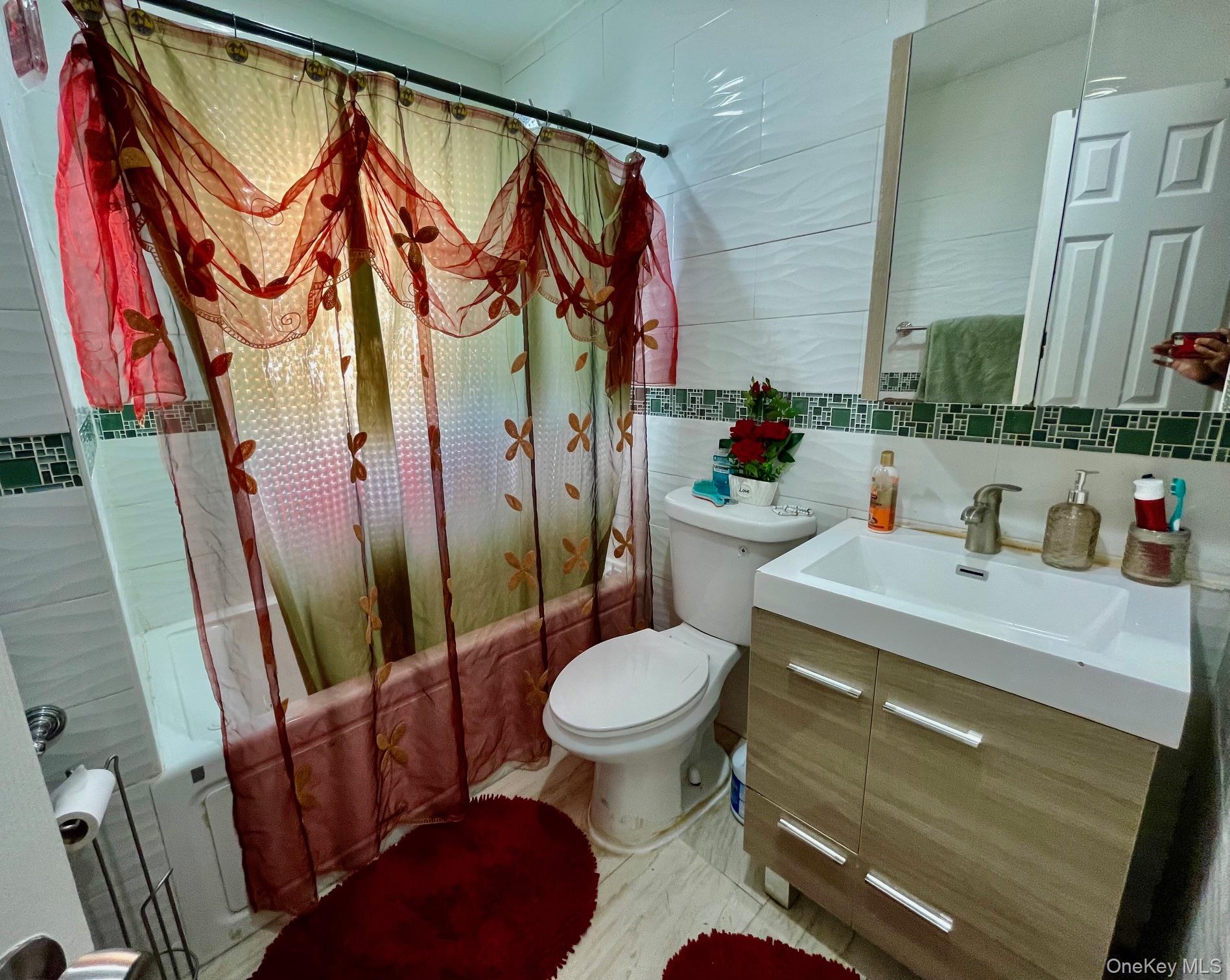 102-03 Rau Court Queens, NY 11414 - Photo 6 of 12 a bathroom with a sink toilet and shower