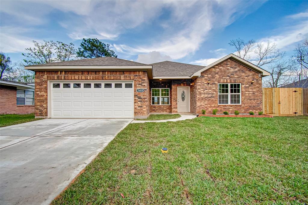 Welcome to this newly built home located at 7609 Albacore Dr that backs up to Bayland Park.