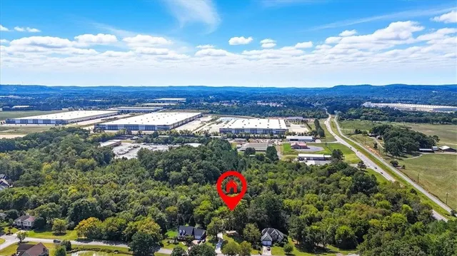 a view of a walk in closet