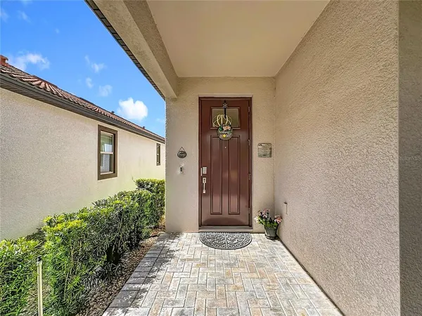 a view of front door of a house