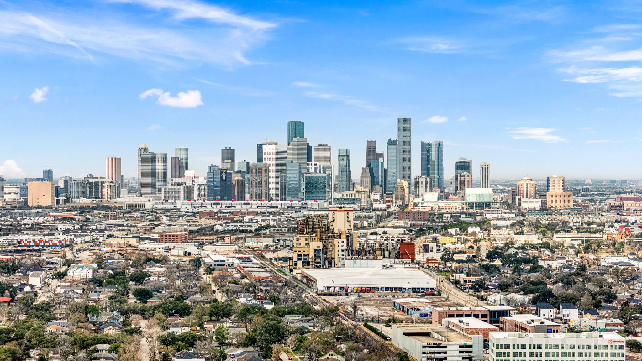 747 Dumble Street Houston, TX 77023 - Photo 16 of 18 a view of a city with tall buildings