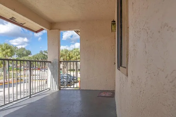 a view of front door