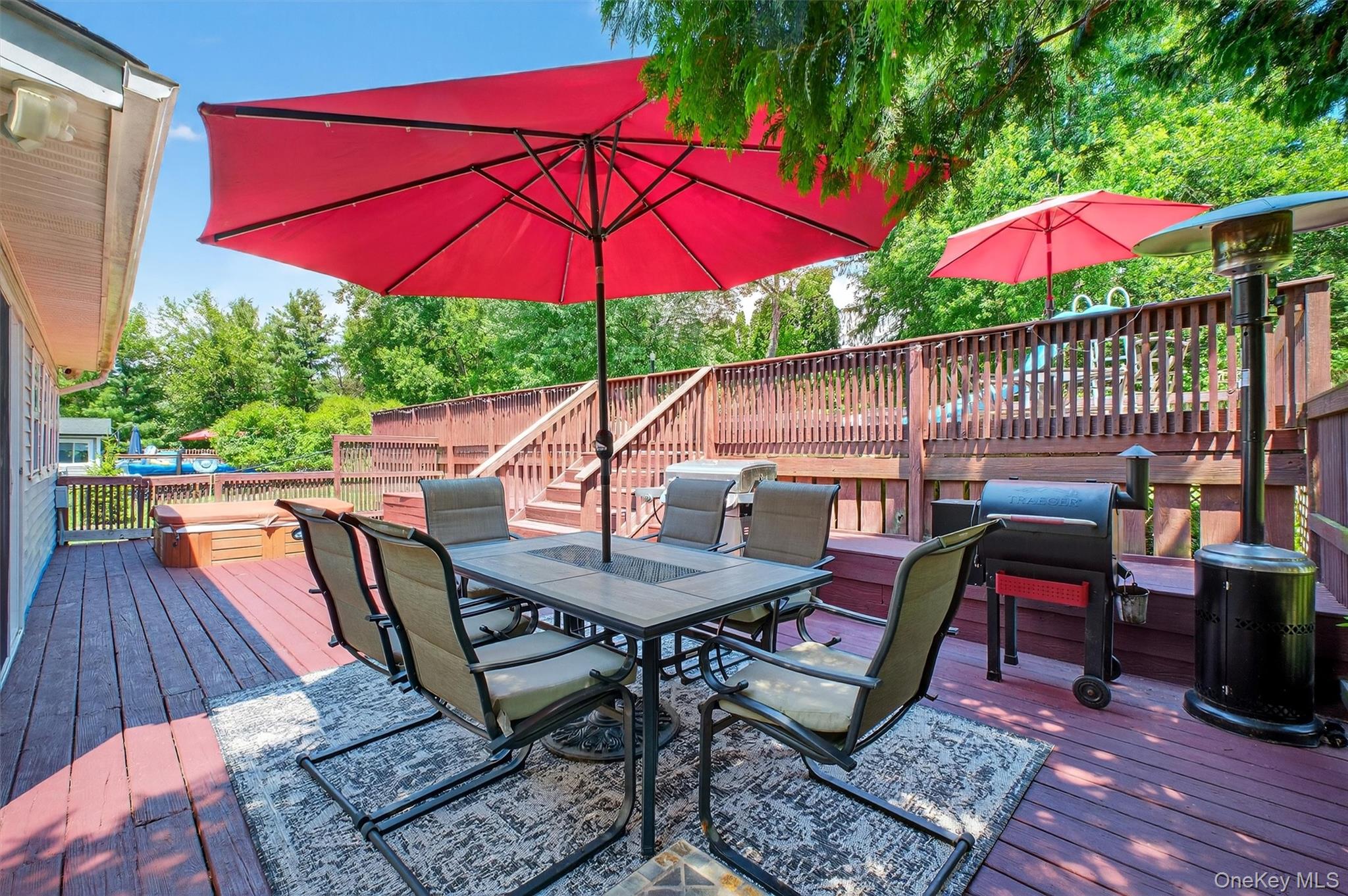 5 Verplanck Avenue Hopewell Junction, NY 12533 - Photo 36 of 50 a view of deck with furniture and barbeque oven