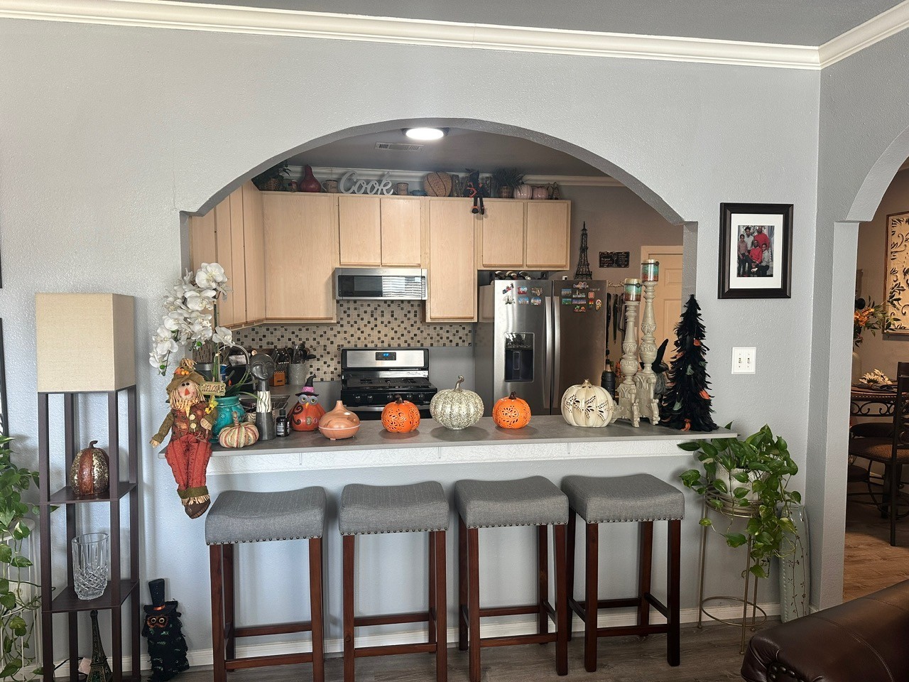 109 Foreman Trinity, TX 75862 - Photo 7 of 17 a kitchen with stainless steel appliances a table and chairs in it