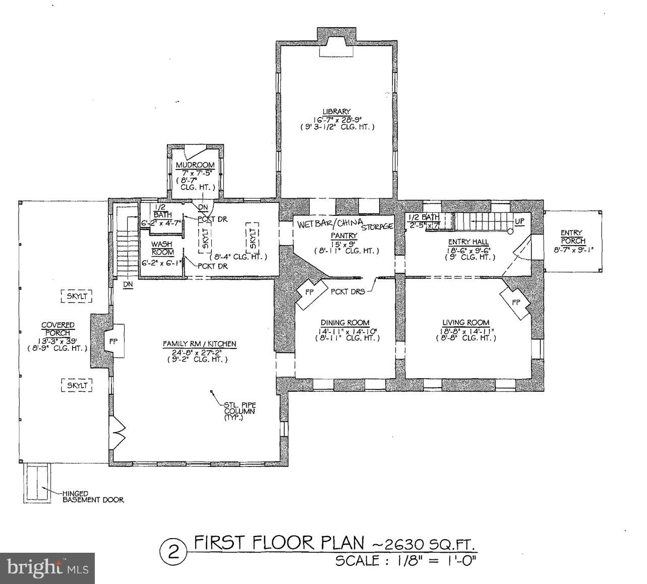1040 Gap Run Road Paris, VA 20130 - Photo 38 of 40 Suggested Main Level Floor Plan - High Ceilings
