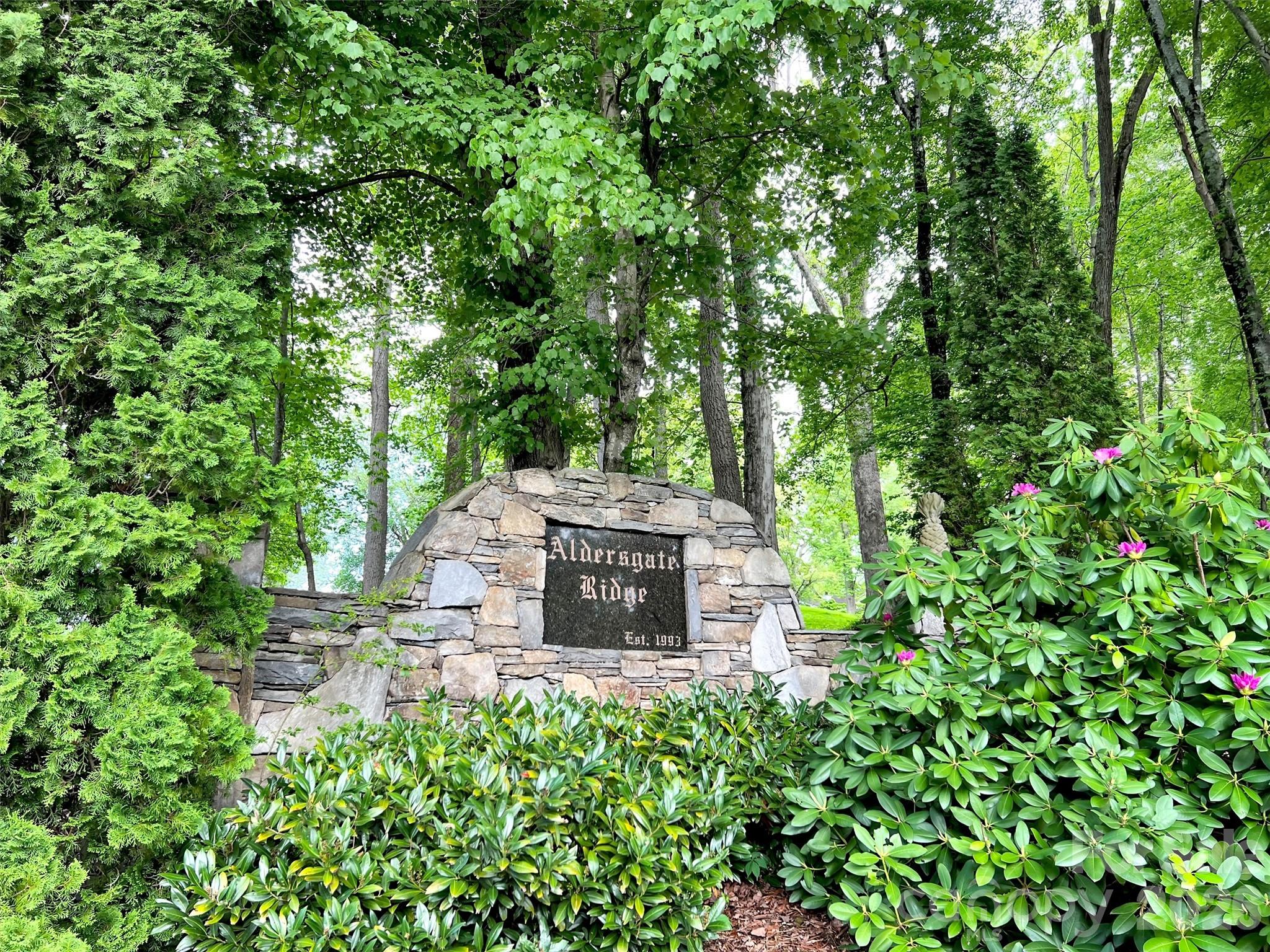186 Aldersgate Road Waynesville, NC 28786 - Photo 13 of 14 an aerial view of a house with a garden and trees