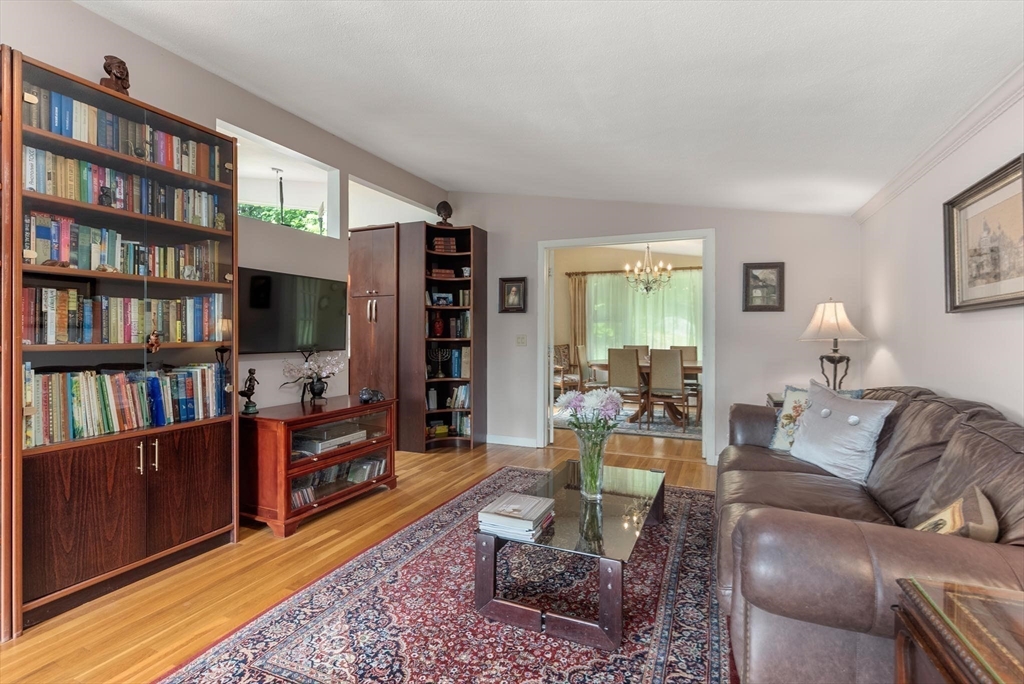 54 Clark Street Newton, MA 02459 - Photo 9 of 34 a living room with furniture and a flat screen tv