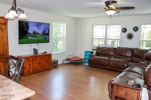 595 Highwater Road Dayton, TN 37321 - Photo 3 of 9 a living room with furniture and a flat screen tv