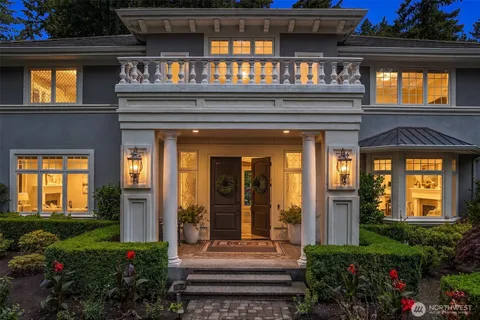 a front view of a house with a porch