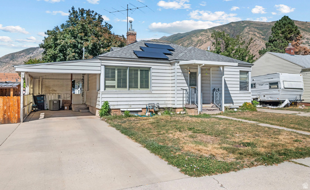 31 B Street Springville, UT 84663 - Photo 31 of 31 Single-story residence featuring a carport, concrete driveway, and a covered front entry