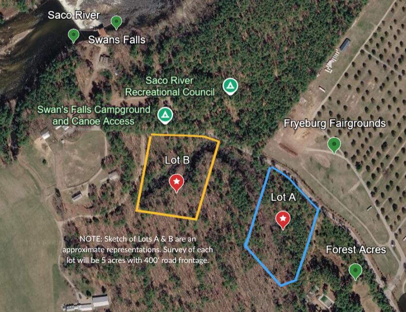 Tbd Swans Falls Road, Unit LOT B Fryeburg, ME 04037 - Photo 18 of 18 MAP Lots A and B