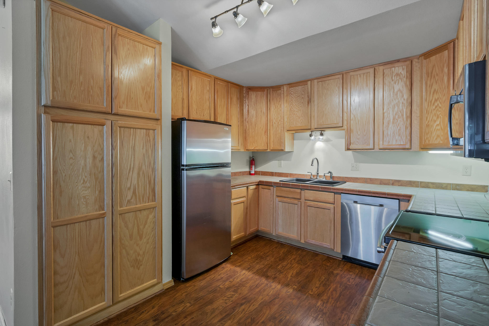 kitchen angled view