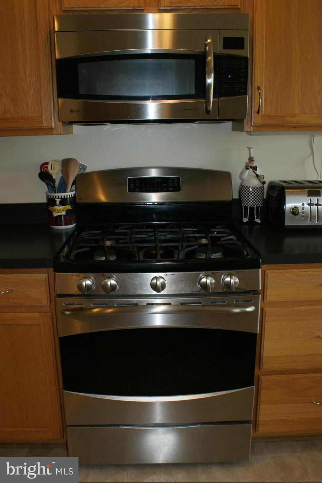 SS microwave and range