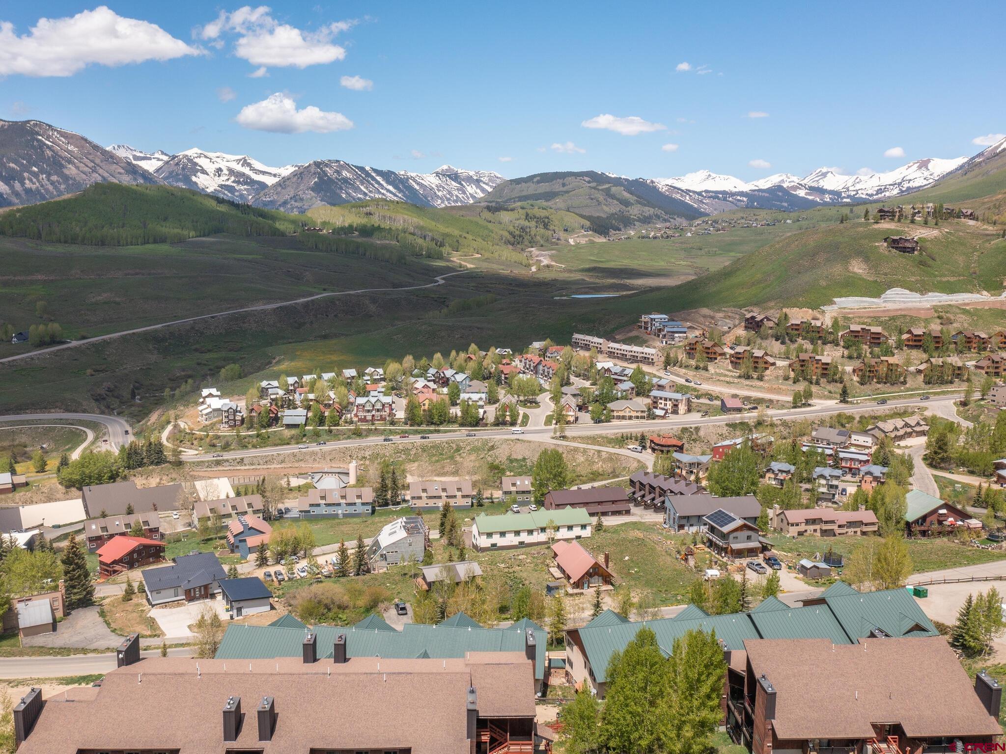24 Hunter Hill Road, Unit 8 Crested Butte, CO 81225 - Photo 34 of 34 a view of a city with mountains in the background