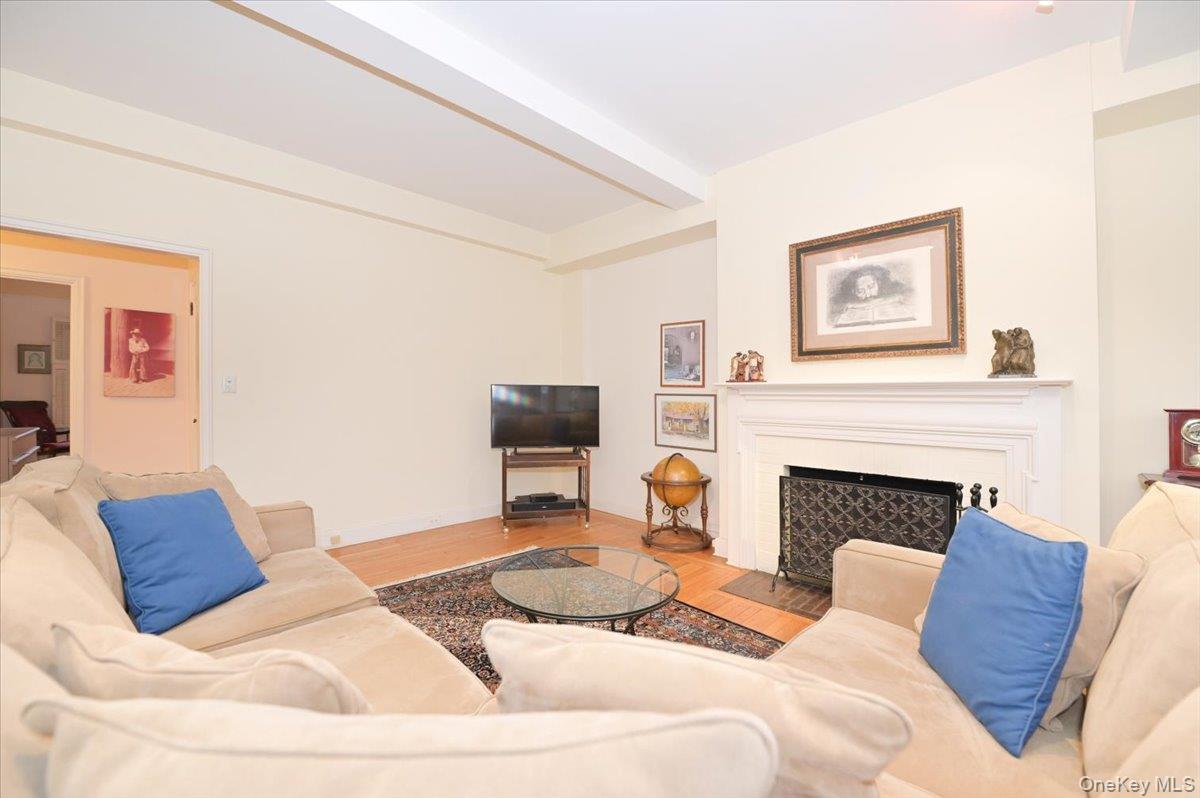 160 Middle Neck Road, Unit 2G Great Neck, NY 11021 - Photo 11 of 41 Large Living Room with Fireplace