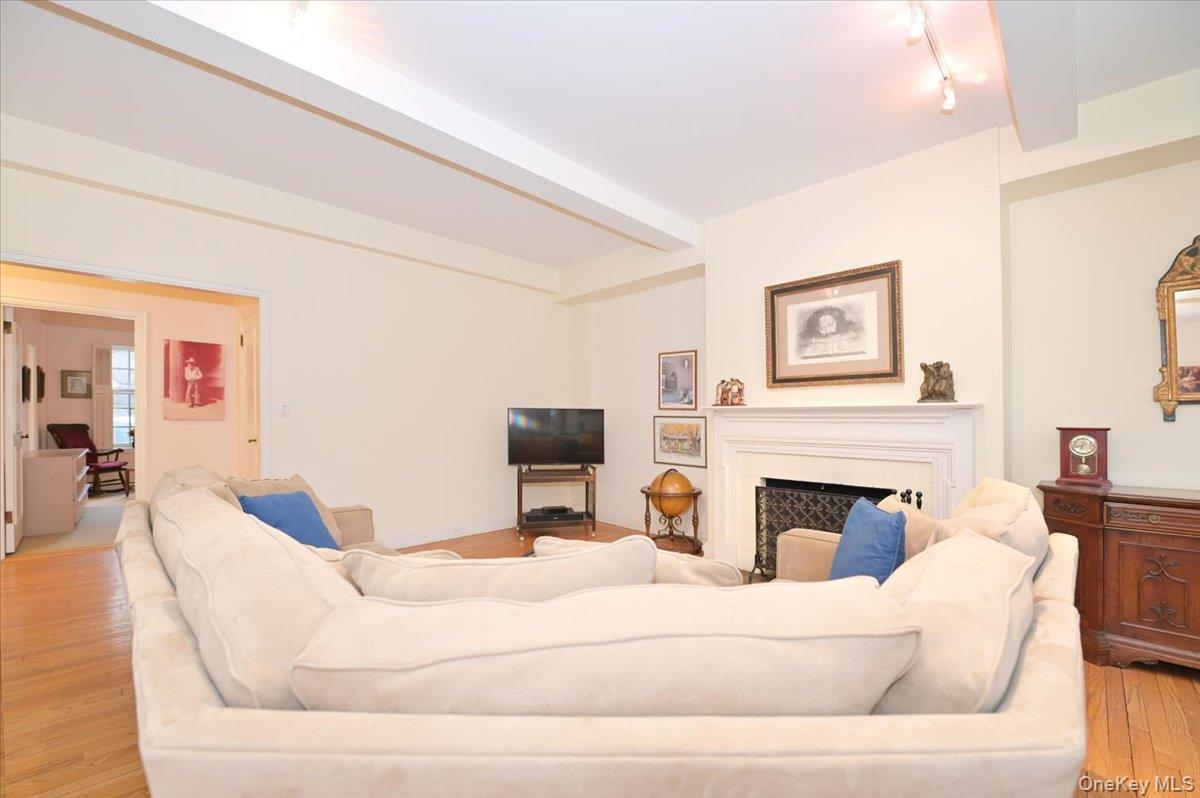 160 Middle Neck Road, Unit 2G Great Neck, NY 11021 - Photo 13 of 41 Large Living Room with Fireplace