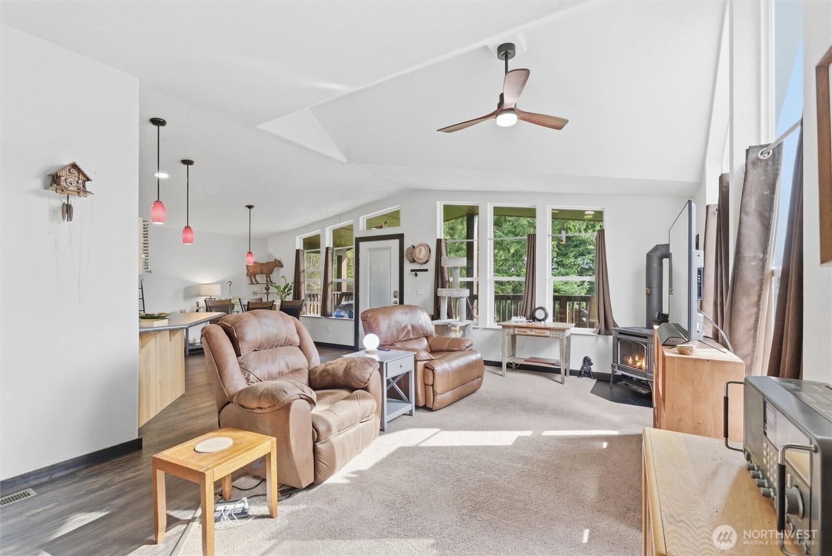 470 Sunshine Drive Sequim, WA 98382 - Photo 9 of 30 a living room with furniture and a large window