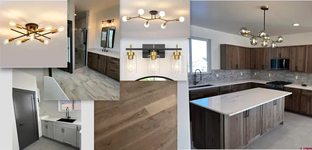 a view of a lake and mountain