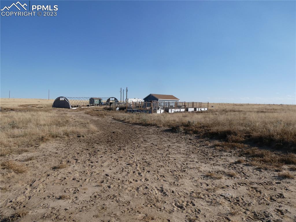 10495 Dan View Yoder, CO 80864 - Photo 32 of 33 a view of a dry yard with trees