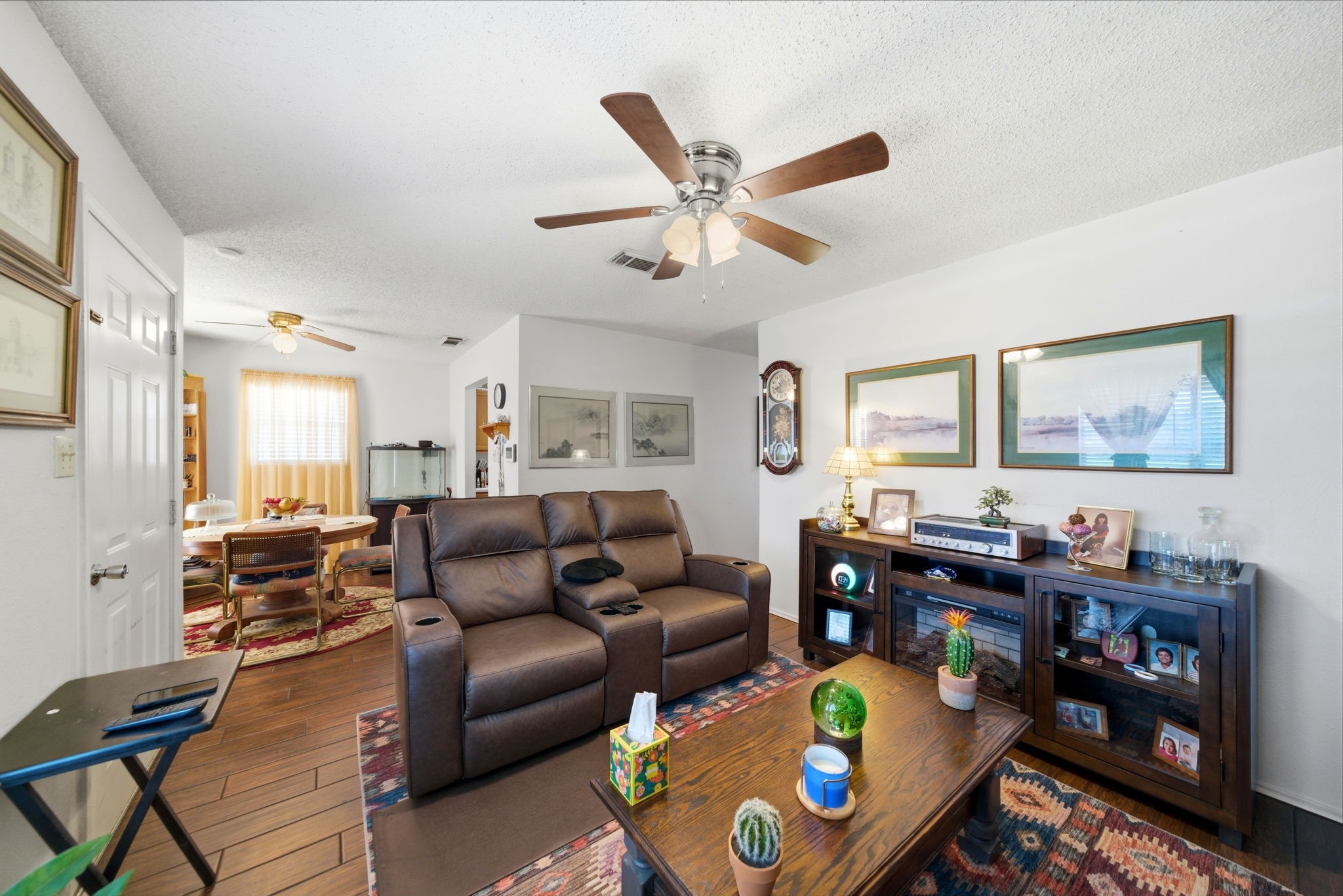 5109 Fitch Street Houston, TX 77016 - Photo 3 of 22 a living room with furniture and a wooden floor