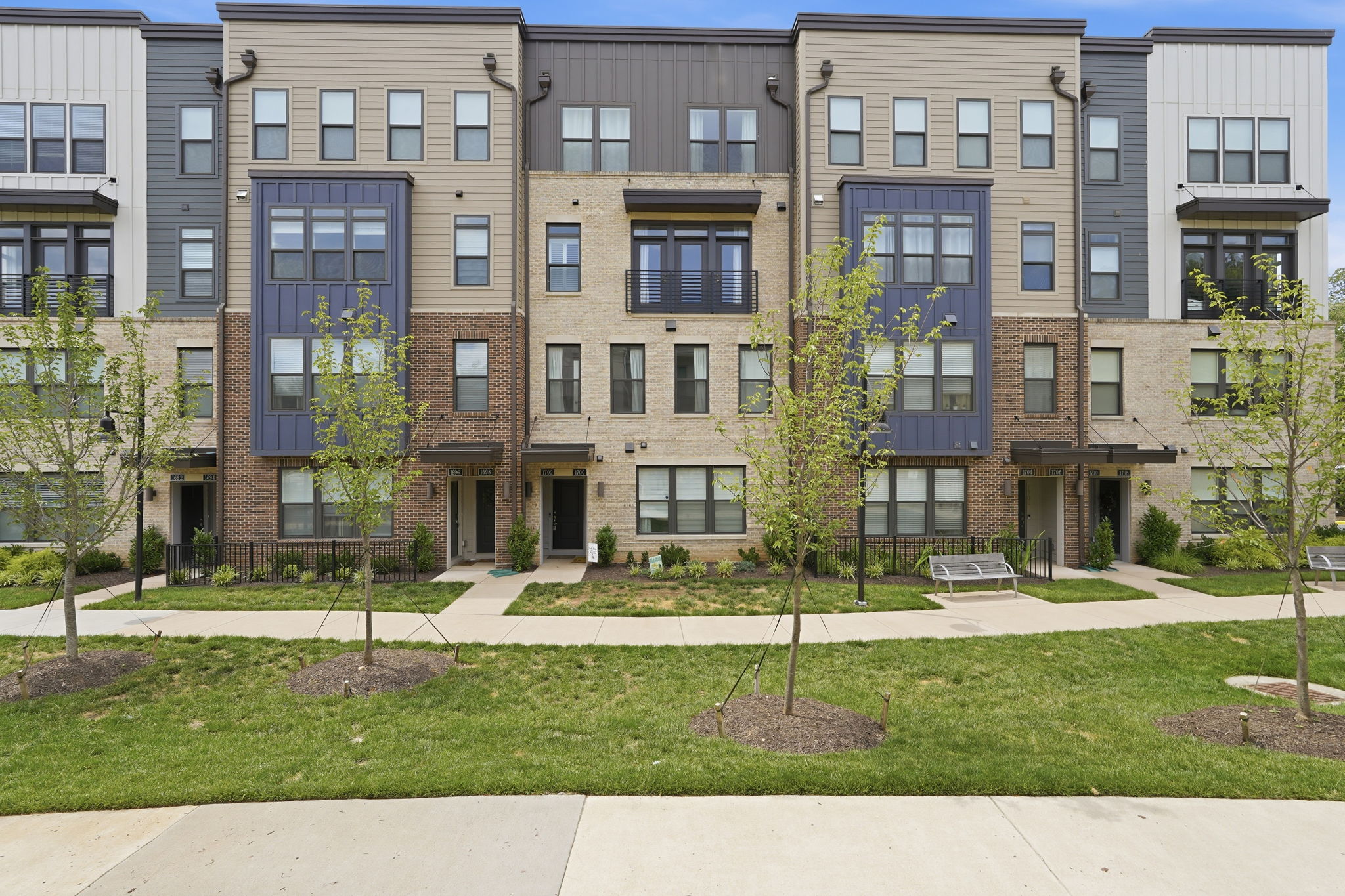 1702 Bandit Loop, Unit 19B Reston, VA 20190 - Photo 2 of 31 Green space outside the front door.