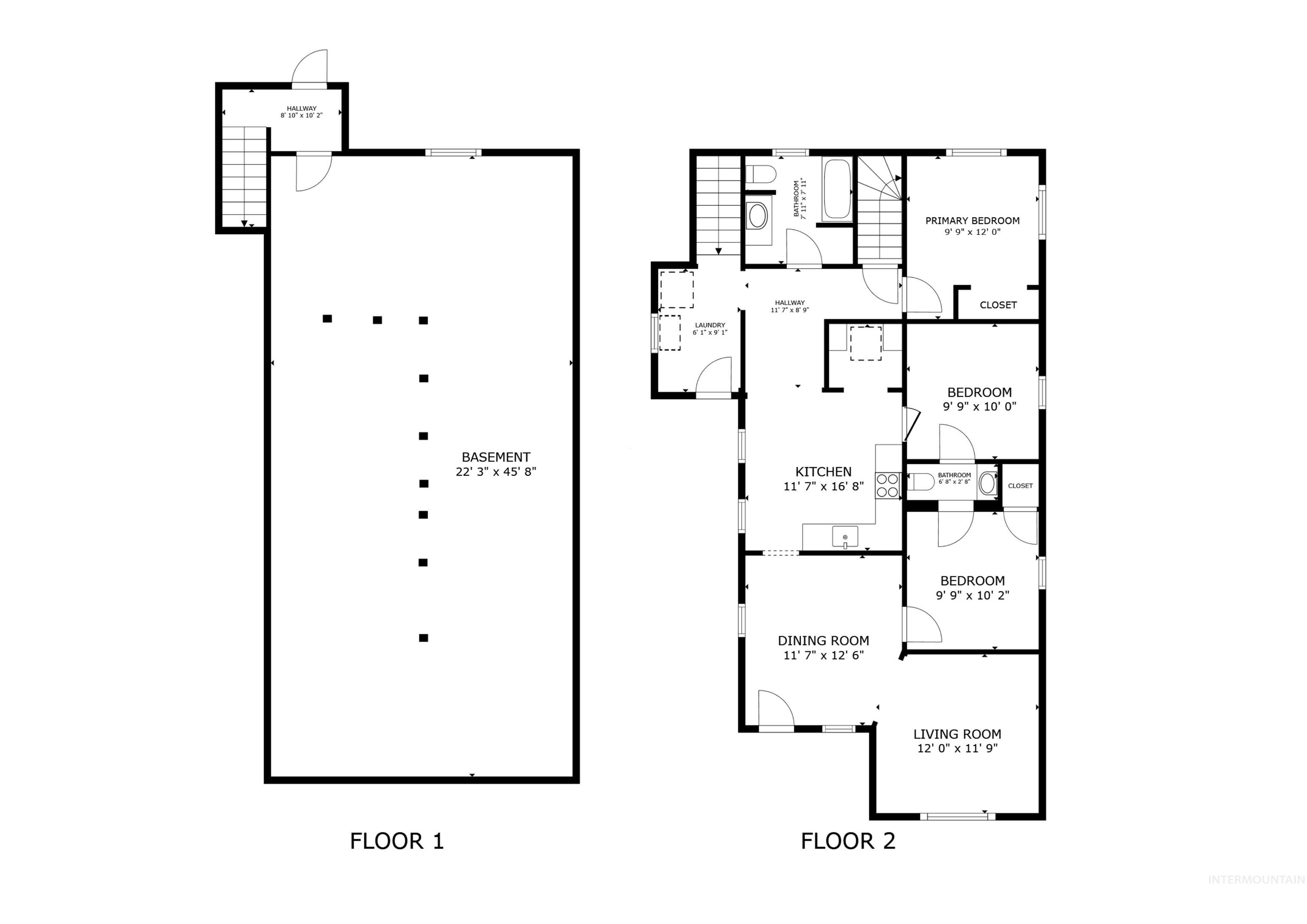 810 Pine Street Potlatch, ID 83855 - Photo 33 of 33 Floor plan