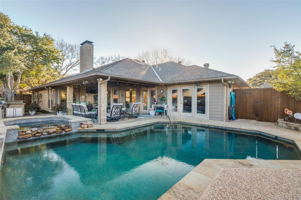5845 Pathfinder Trail Plano, TX 75093 - Photo 1 of 1 a house with swimming pool in front of it