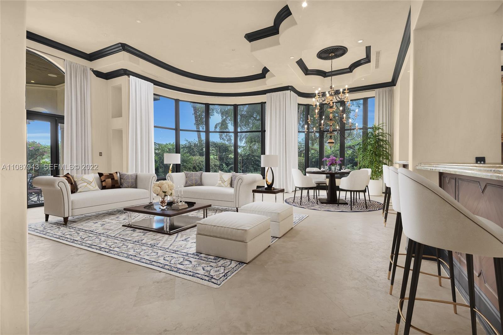 17828 Scarsdale Way Boca Raton, FL 33496 - Photo 42 of 100 a living room with furniture and a large window