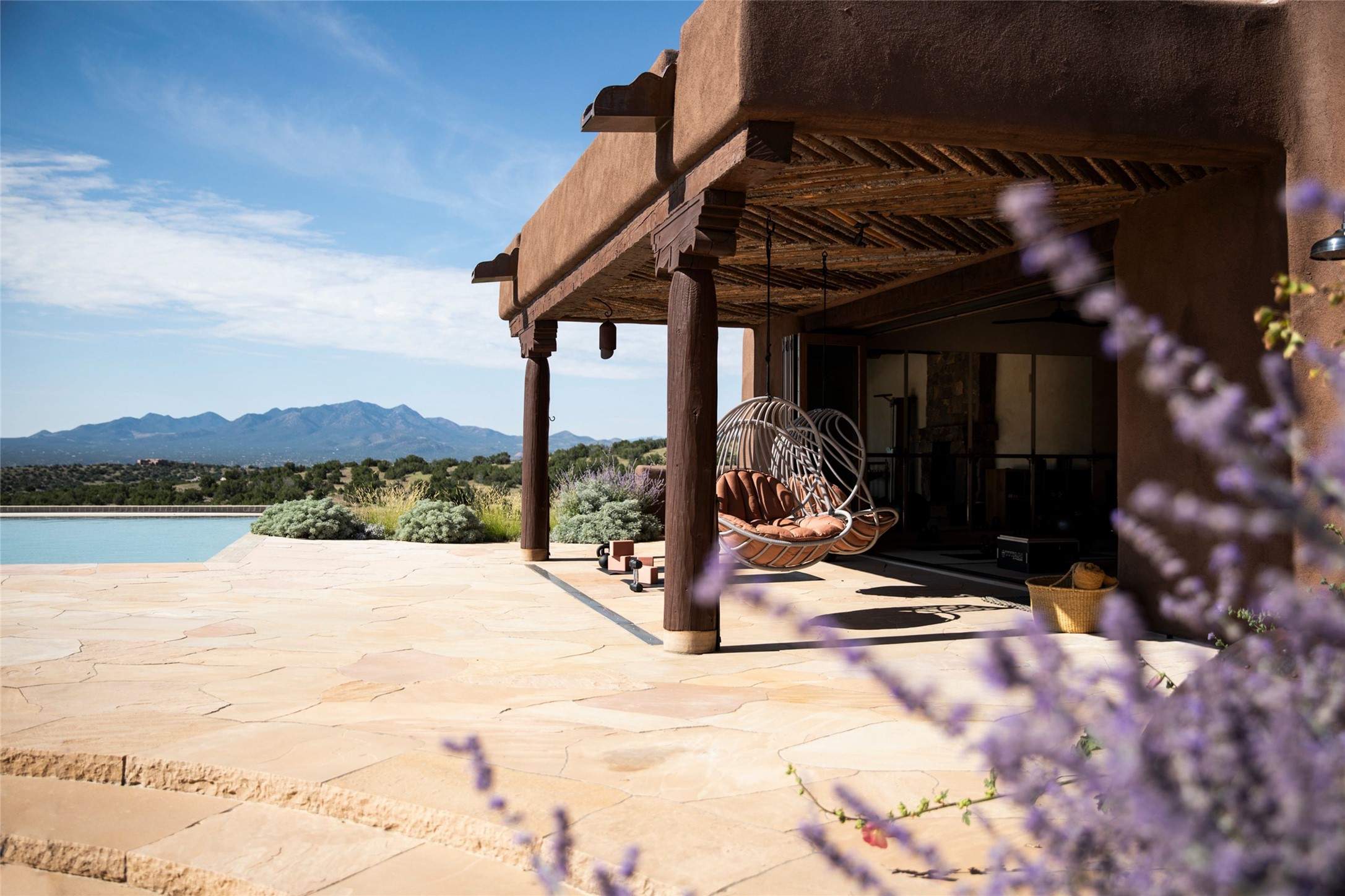 37 Rancho Alegre Road Santa Fe, NM 87508 - Photo 25 of 69 Gym & Landscape Views