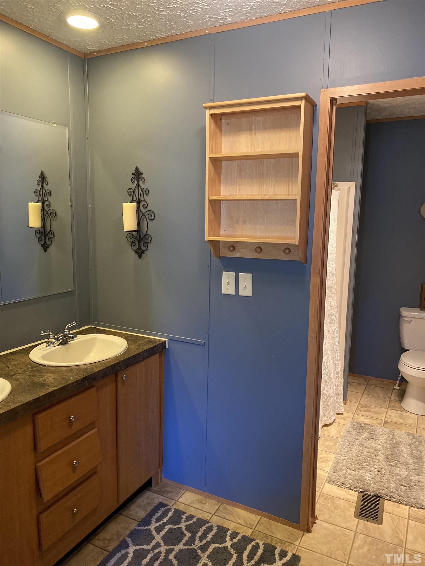 63 Rougemont Road Rougemont, NC 27572 - Photo 13 of 36 a bathroom with a sink and a mirror