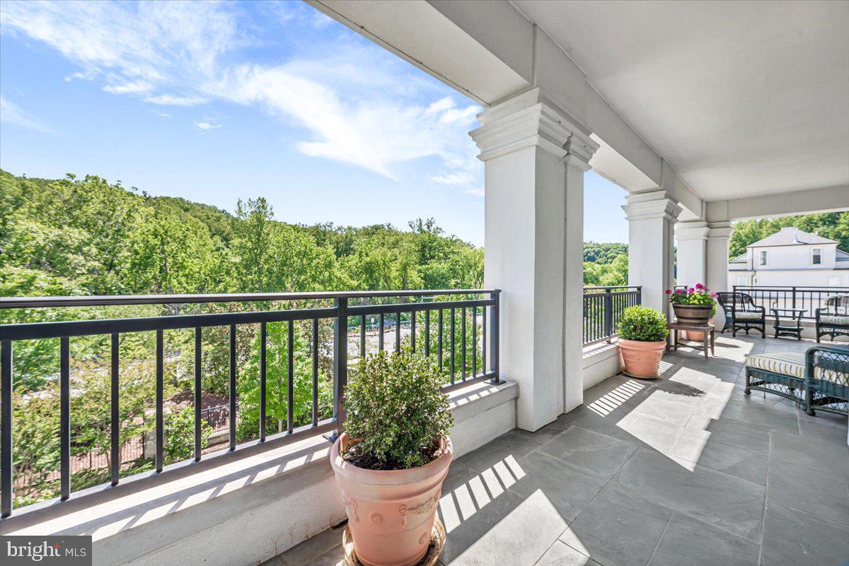 8111 River Road, Unit 131 Bethesda, MD 20817 - Photo 31 of 59 Glorious covered Balcony/Terrace