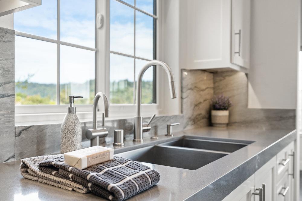 40 Indy Circle Soquel, CA 95073 - Photo 26 of 65 a kitchen with a large window and a sink