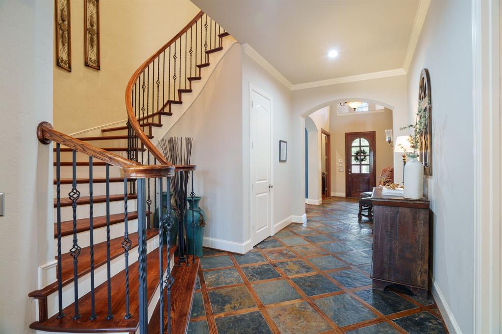 9144 Calvert Road Lantana, TX 76226 - Photo 5 of 40 a view of entryway with wooden floor
