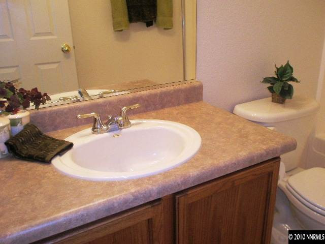 7680 Appenzell Street Reno, NV 89506 - Photo 8 of 10 a bathroom with a sink and a mirror