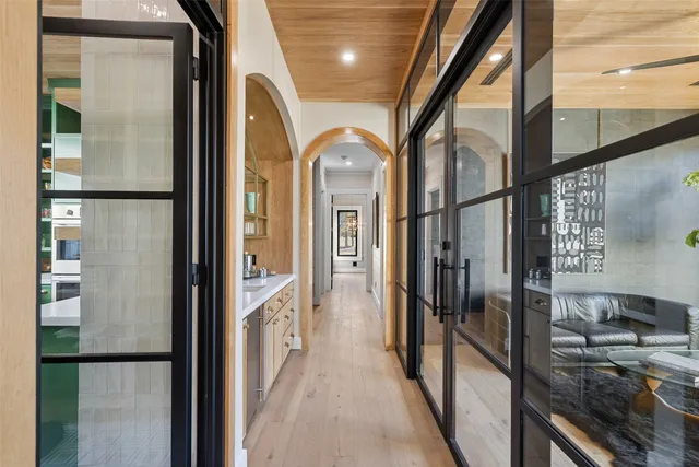 a view of a entryway door