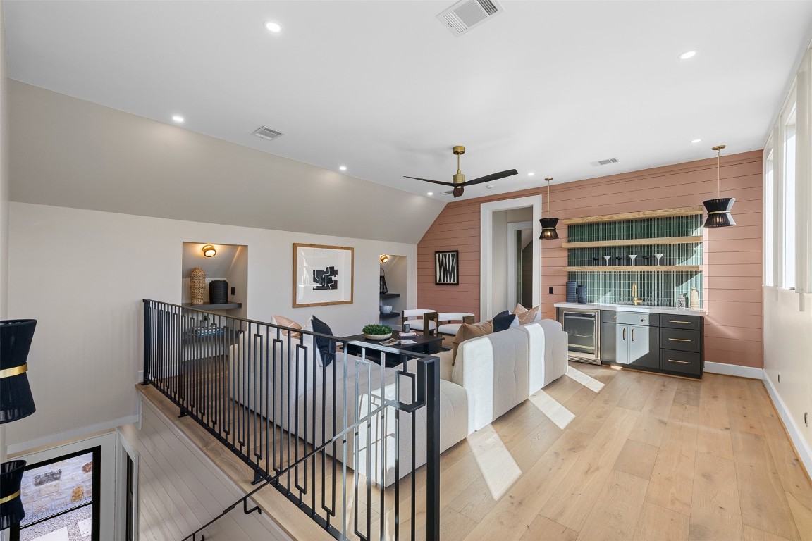226 Hackemack Road Round Top, TX 78954 - Photo 28 of 50 a view of a hallway with workspace
