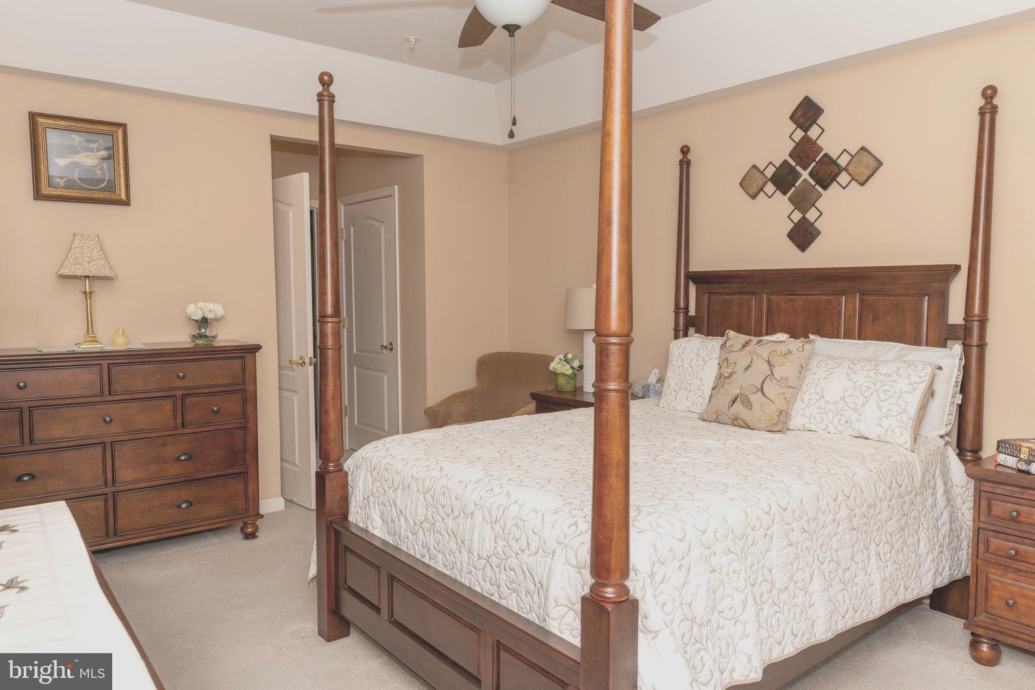 8600 Roaming Ridge Way, Unit 303 Odenton, MD 21113 - Photo 11 of 36 Primary Bedroom w/ pond view