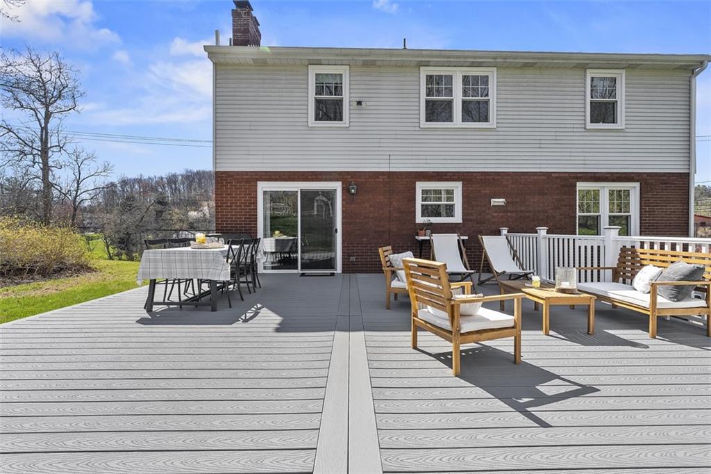 215 McIntyre Road Pittsburgh, PA 15237 - Photo 26 of 28 a view of a roof deck with couches and a patio
