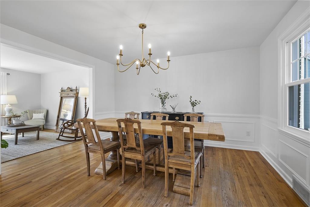 215 McIntyre Road Pittsburgh, PA 15237 - Photo 6 of 28 a view of a dining room with furniture window and wooden floor