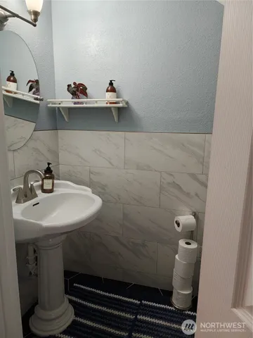 a view of hallway with stairs