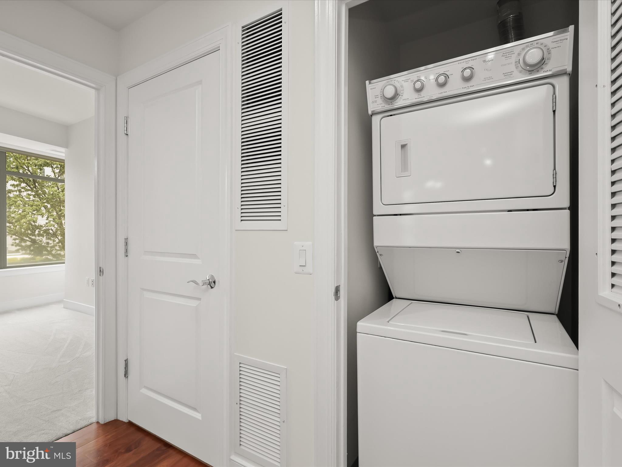 2425 L Street Northwest, Unit 536 Washington, DC 20037 - Photo 28 of 41 a utility room with dryer and washer