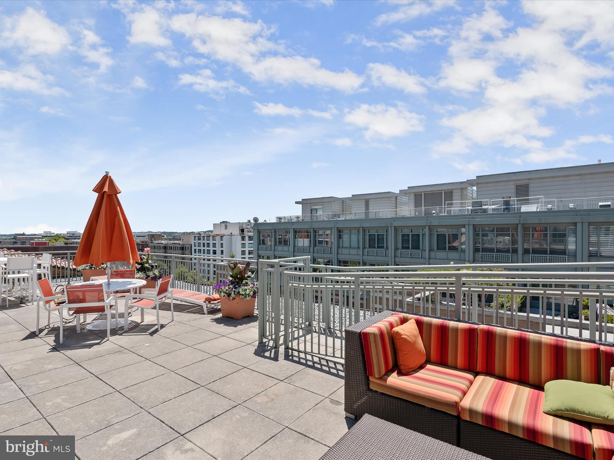 2425 L Street Northwest, Unit 536 Washington, DC 20037 - Photo 30 of 41 a view of roof deck with seating space
