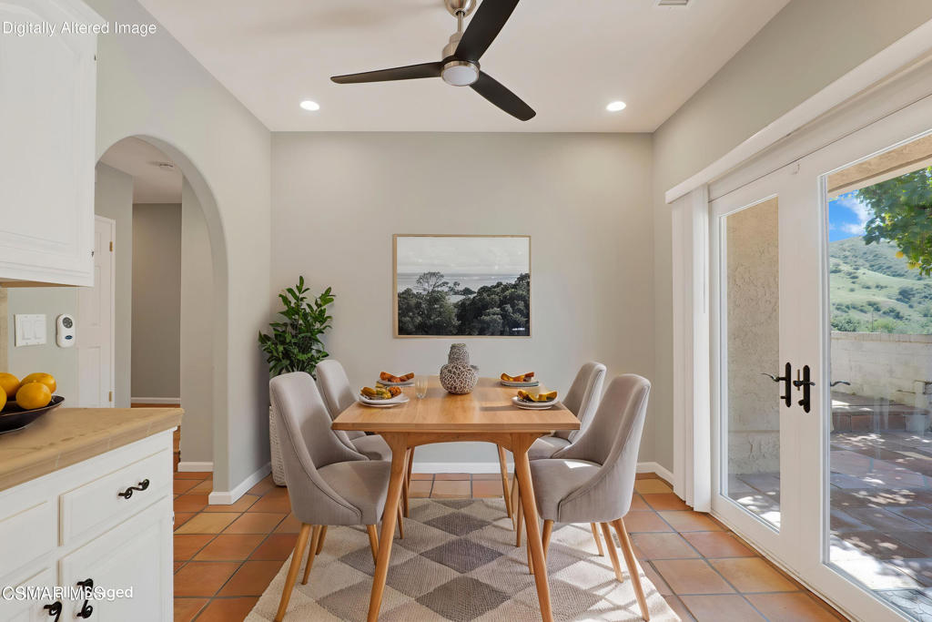 1590 Meander Drive Simi Valley, CA 93065 - Photo 18 of 57 a view of a dining room with furniture window and outside view